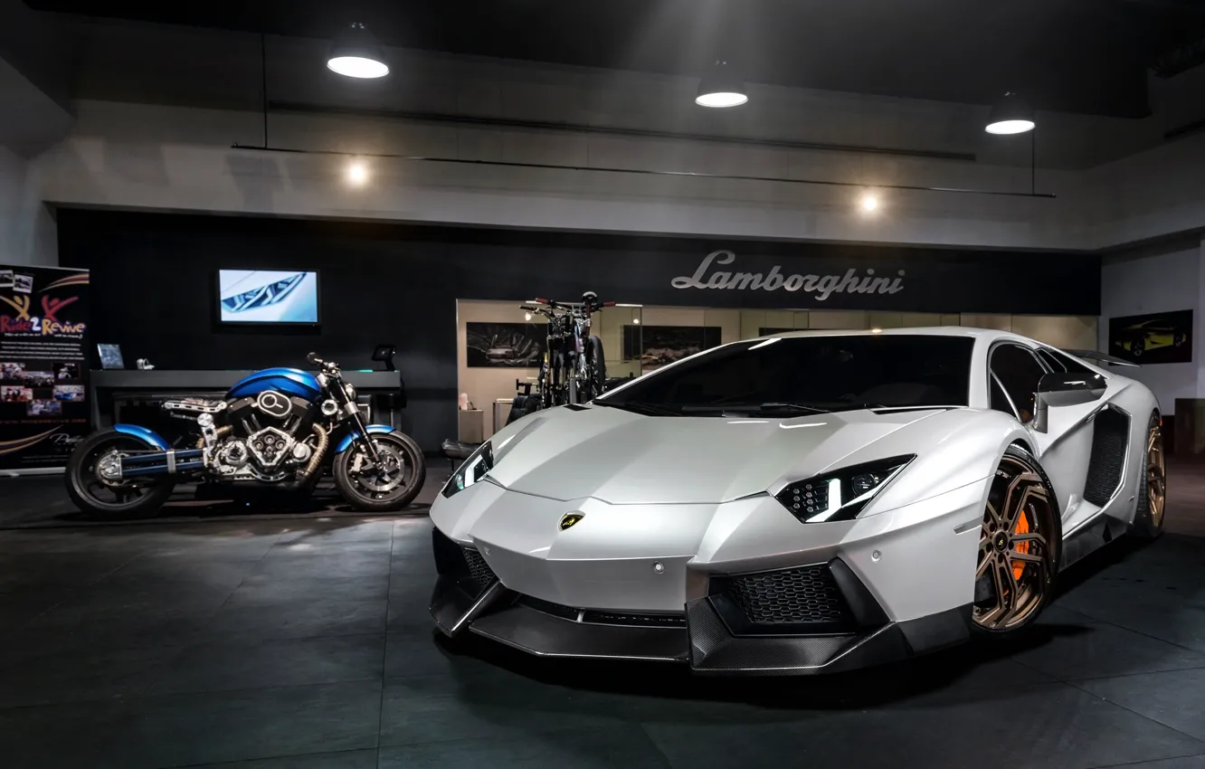 Фото обои car, тюнинг, tuning, LP700-4, автообои, Lamborghini Aventador, Novitec Torado