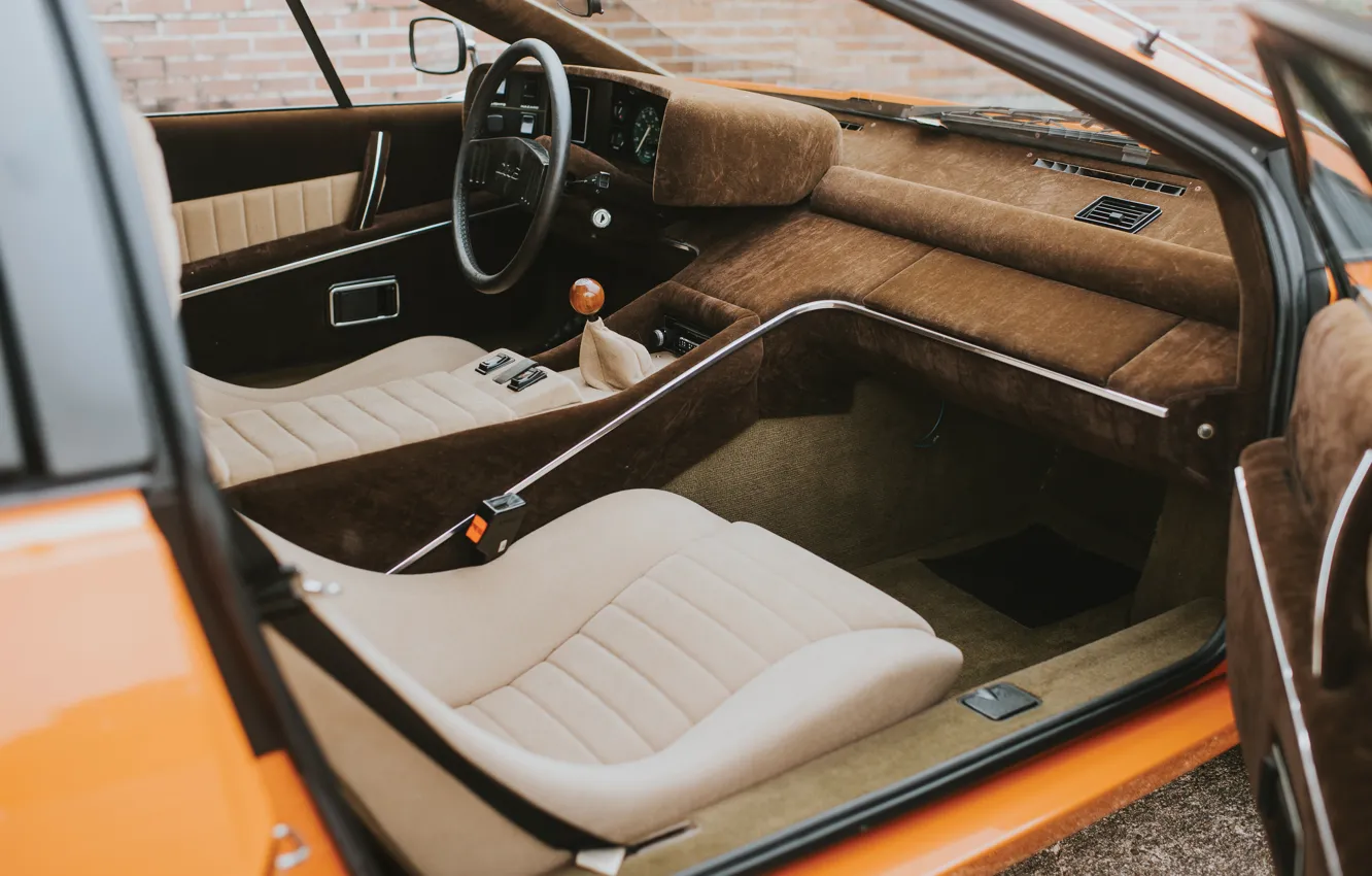 Фото обои Lotus, Esprit, car interior, Lotus Esprit