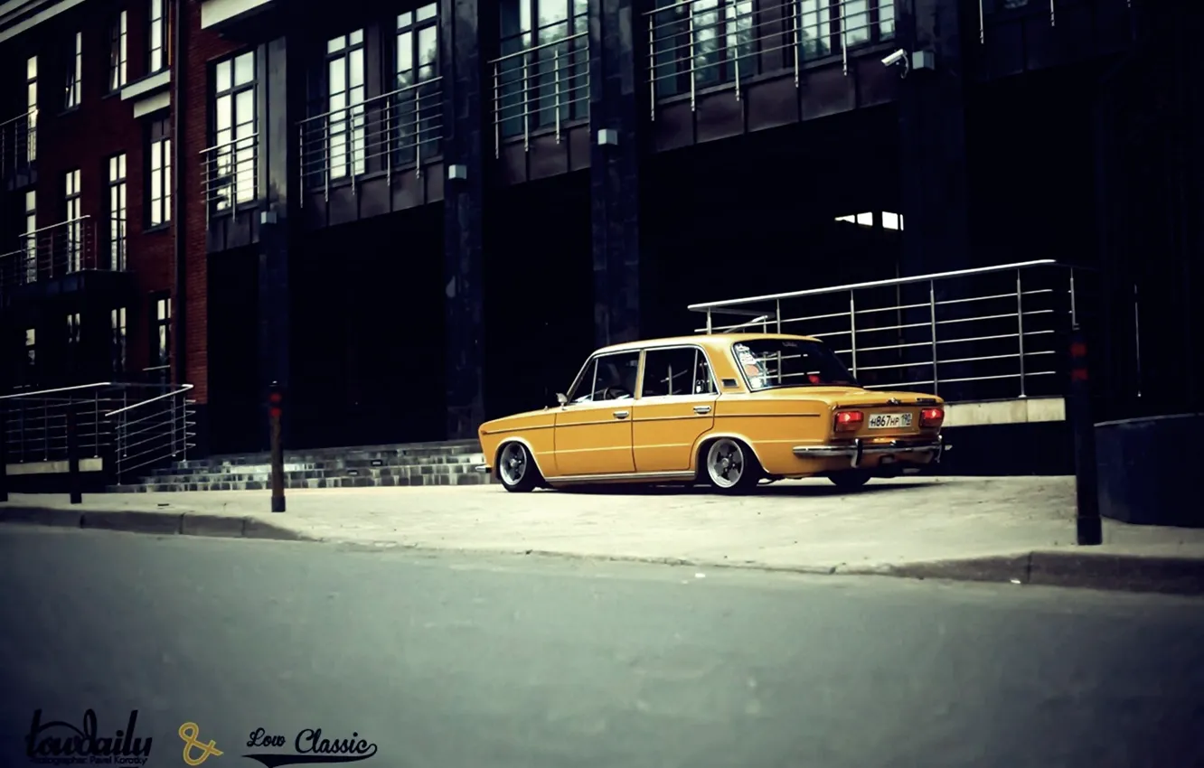 Фото обои жигули, vaz, ваз, lada, лада, 2103, low classic