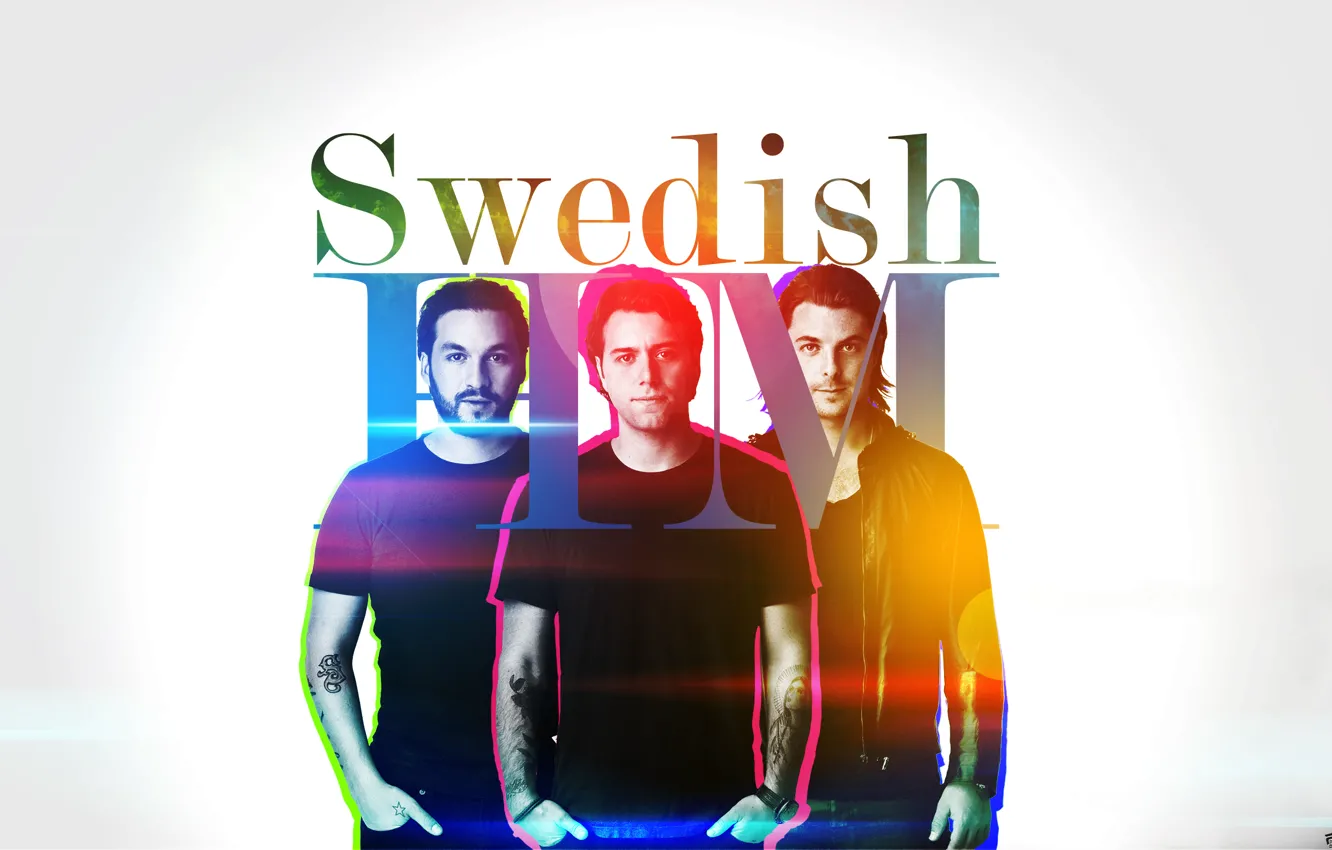 Фото обои Белый, Фон, Хаус, Sebastian Ingrosso, Steve Angello, Axwell, Диск Жокей, Swedish House Mafia