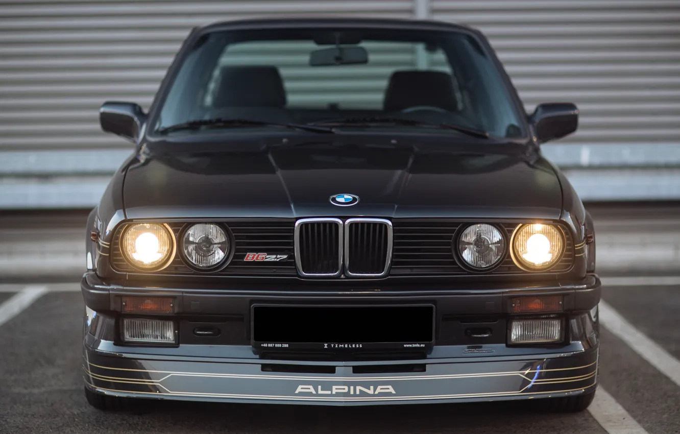 Фото обои BMW, E30, 1986, ALPINA, 2.7