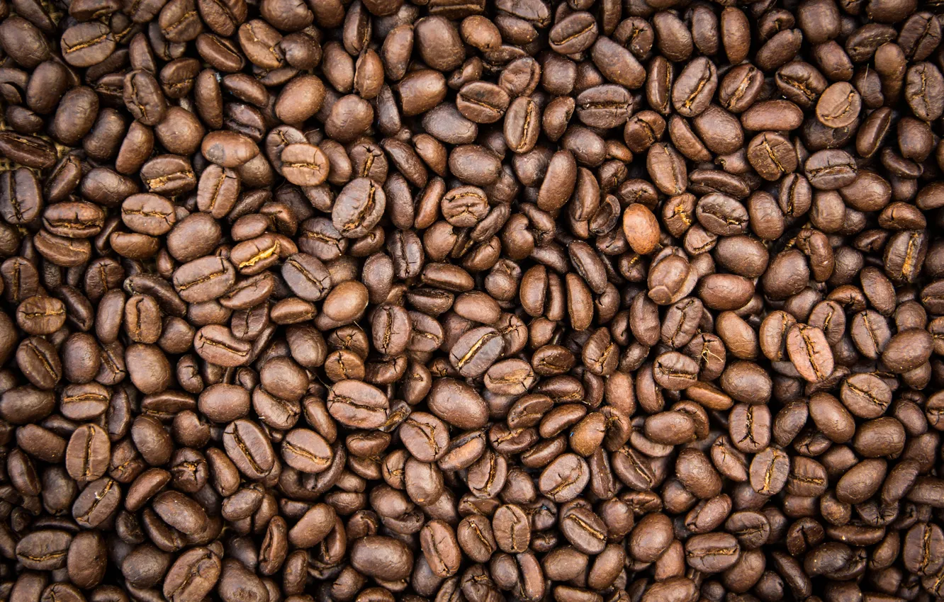 Фото обои фон, кофе, зерна, texture, background, beans, coffee, roasted