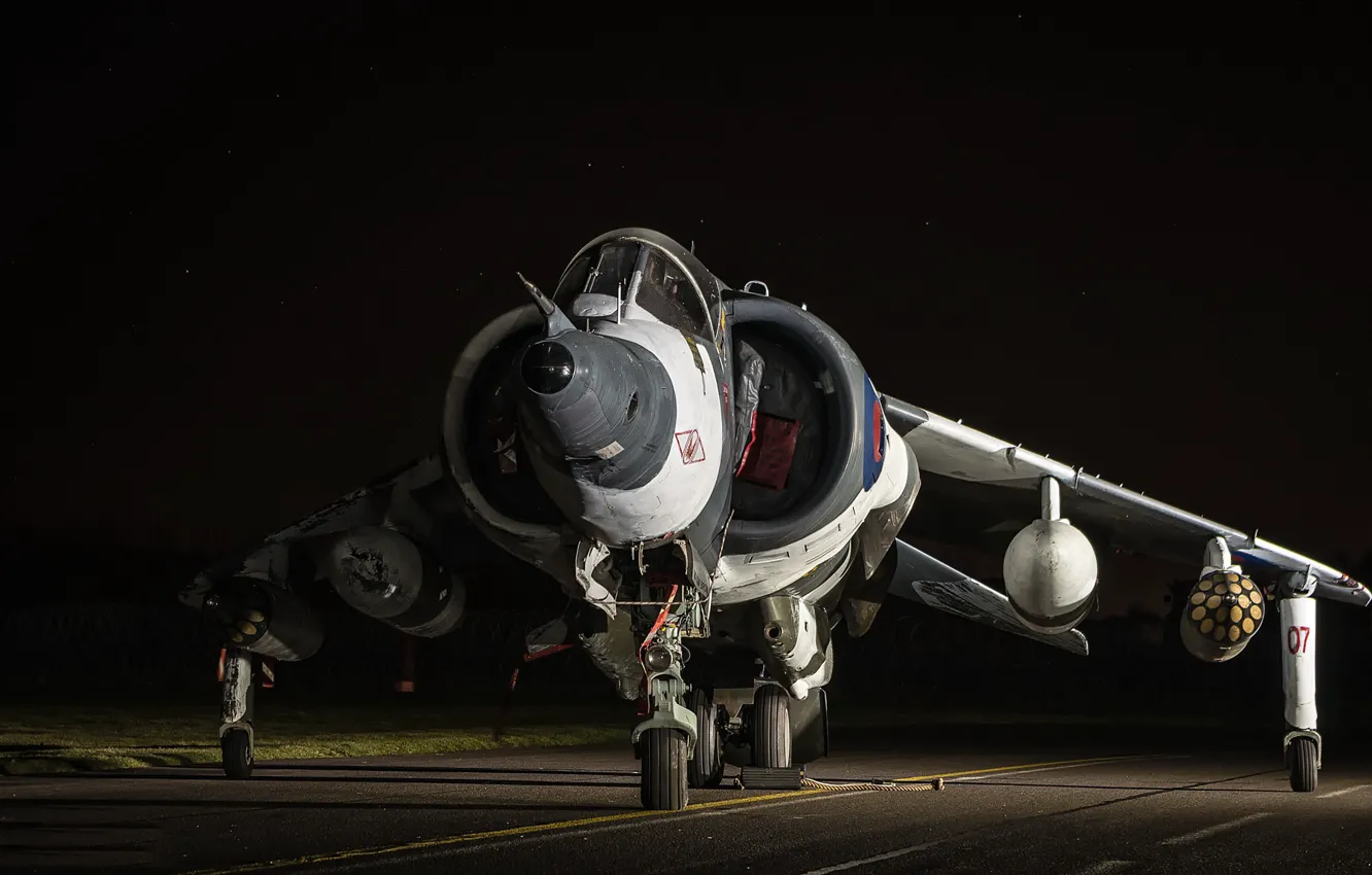 Фото обои оружие, самолёт, RAF Harrier GR.3 XZ991, RAF Cosford
