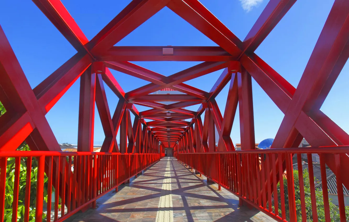 Фото обои мост, конструкция, Бразилия, Форталеза