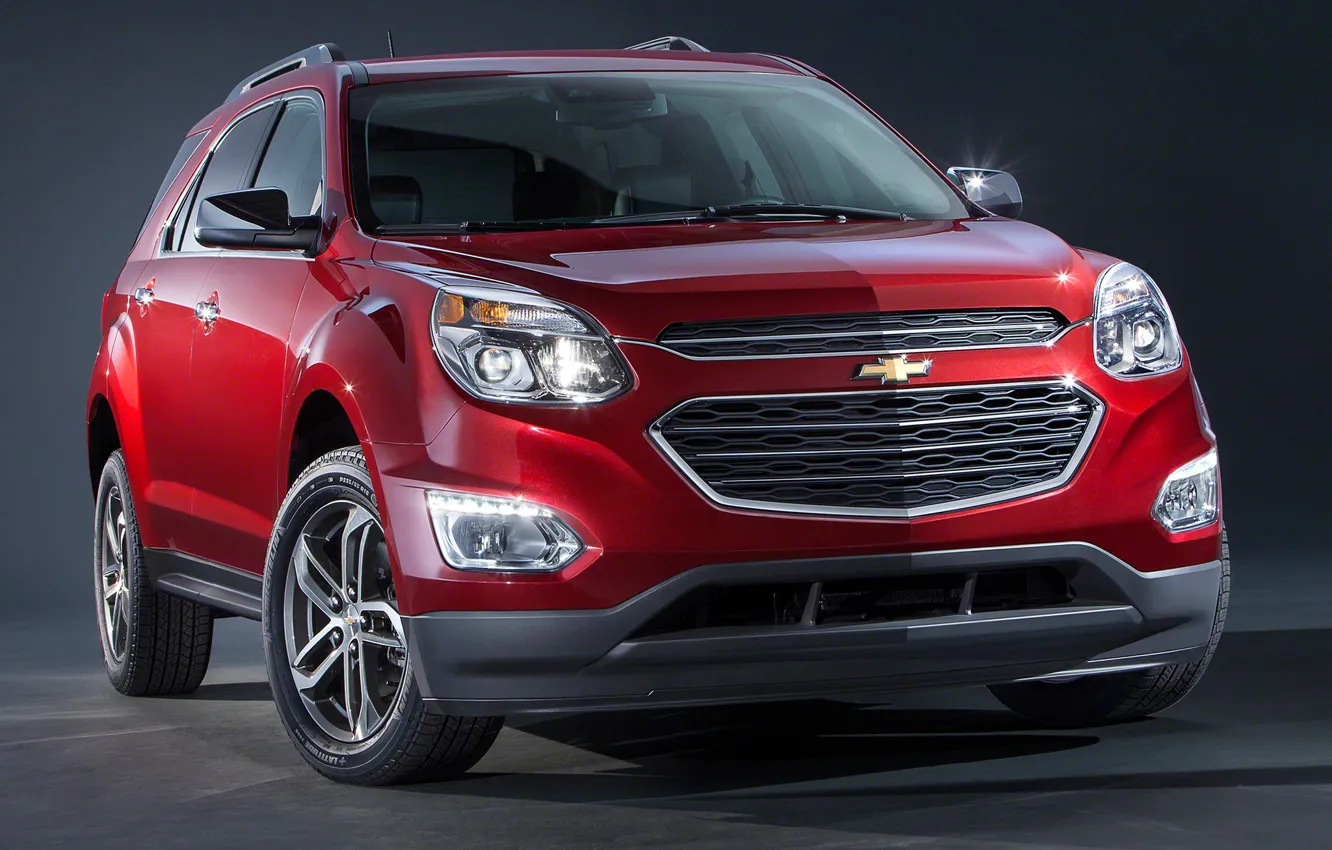 Фото обои Chevrolet, Red, LTZ, Crossover, Equinox, 2016