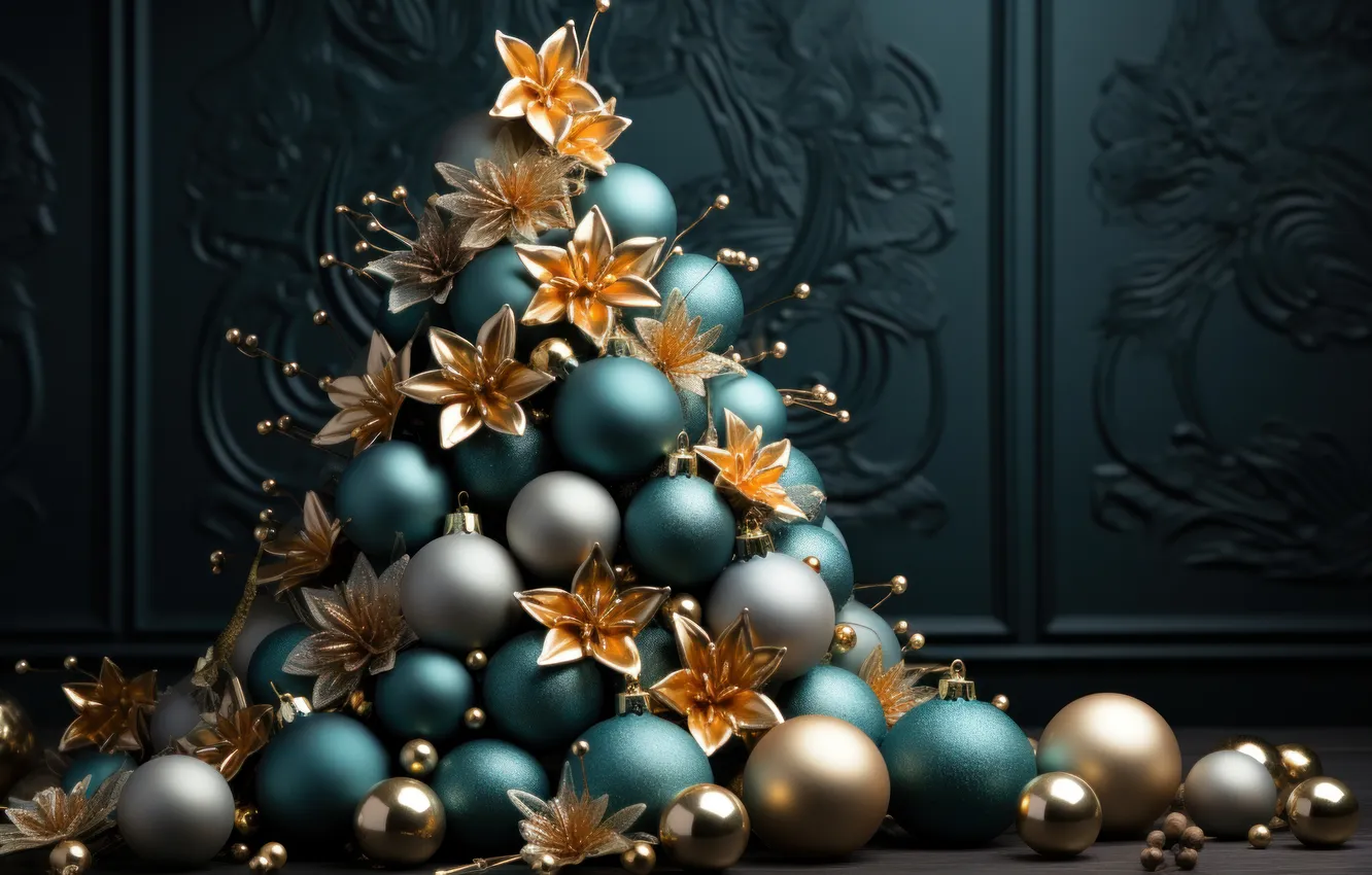Фото обои украшения, елка, Рождество, подарки, Новый год, Christmas, tree, luxury