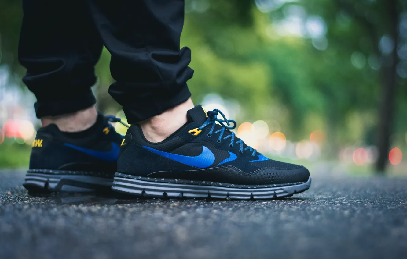 Фото обои стиль, ноги, Wood, кроссовки, Nike, Найк, Lunar Wood