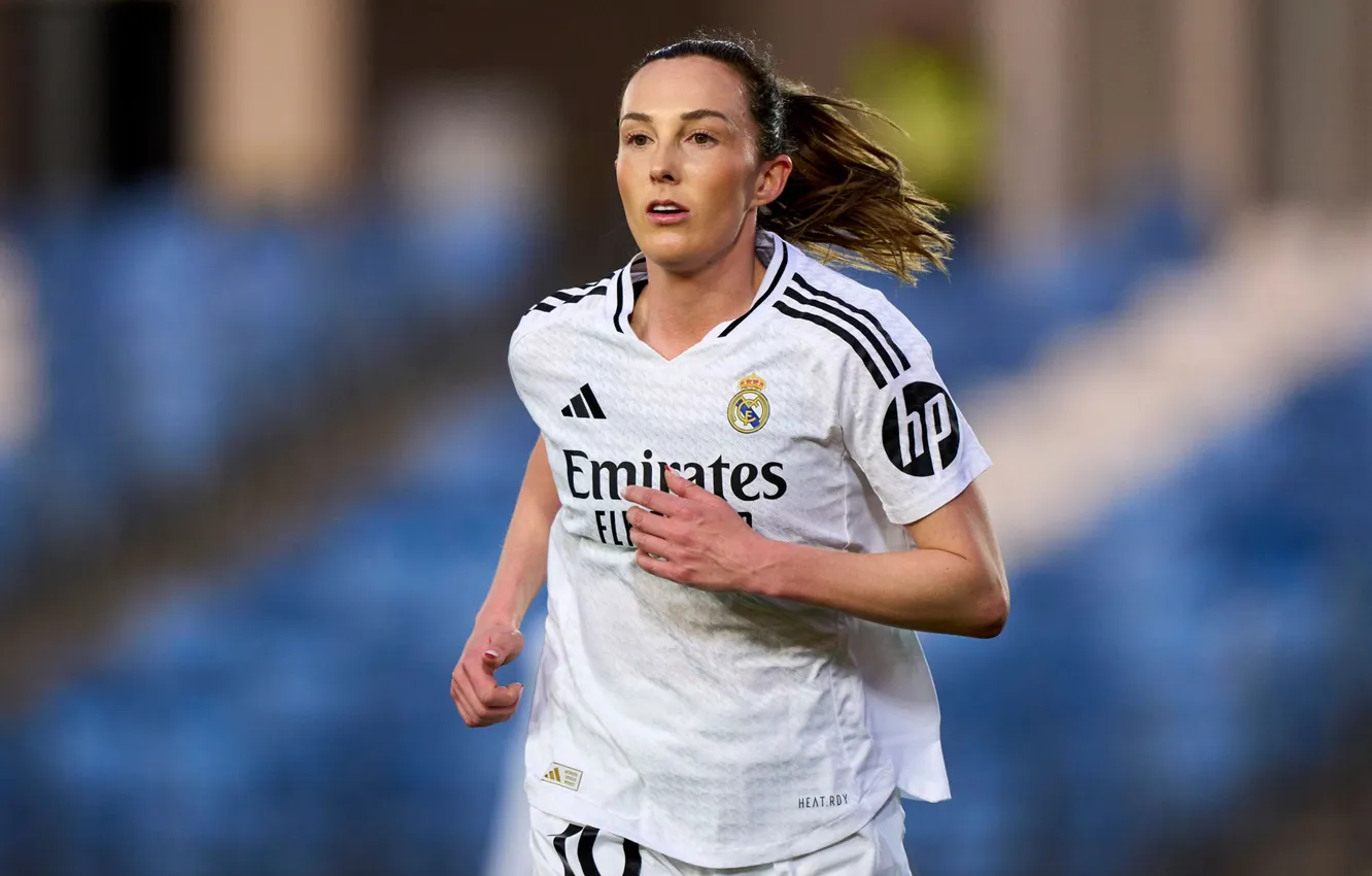 Фото обои British, Football, Real Madrid, Soccer, Real Madrid CF, Real Madrid Women, Real Madrid Femenino, Caroline …