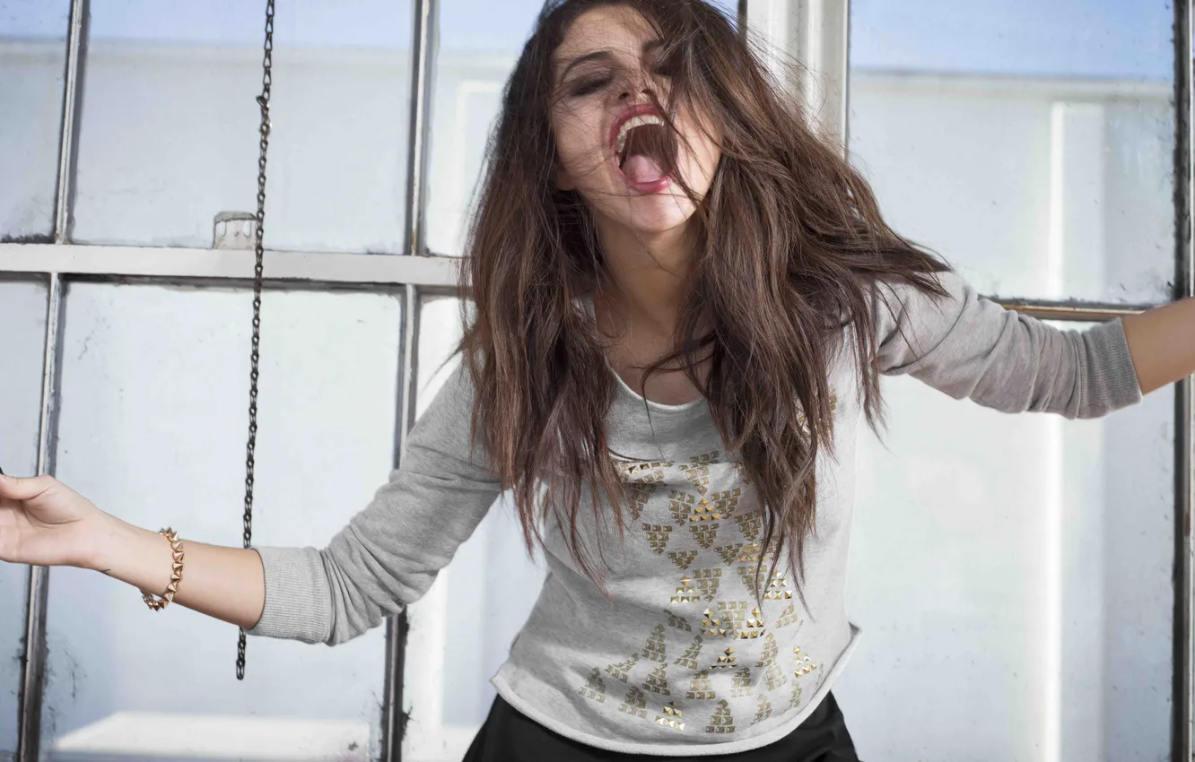 Фото обои девушка, Adidas, Selena Gomez, Селена Гомез, Neo Winter Shoot