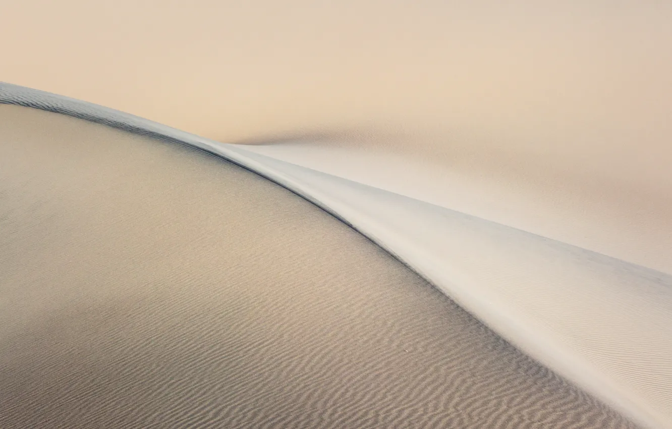 Фото обои песок, барханы, пустыня