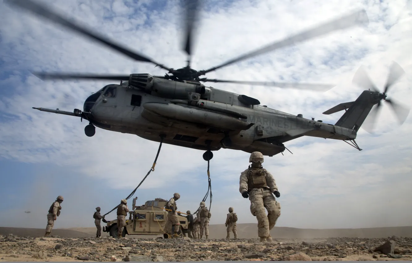 Фото обои оружие, армия, солдат, вертолёт, десант