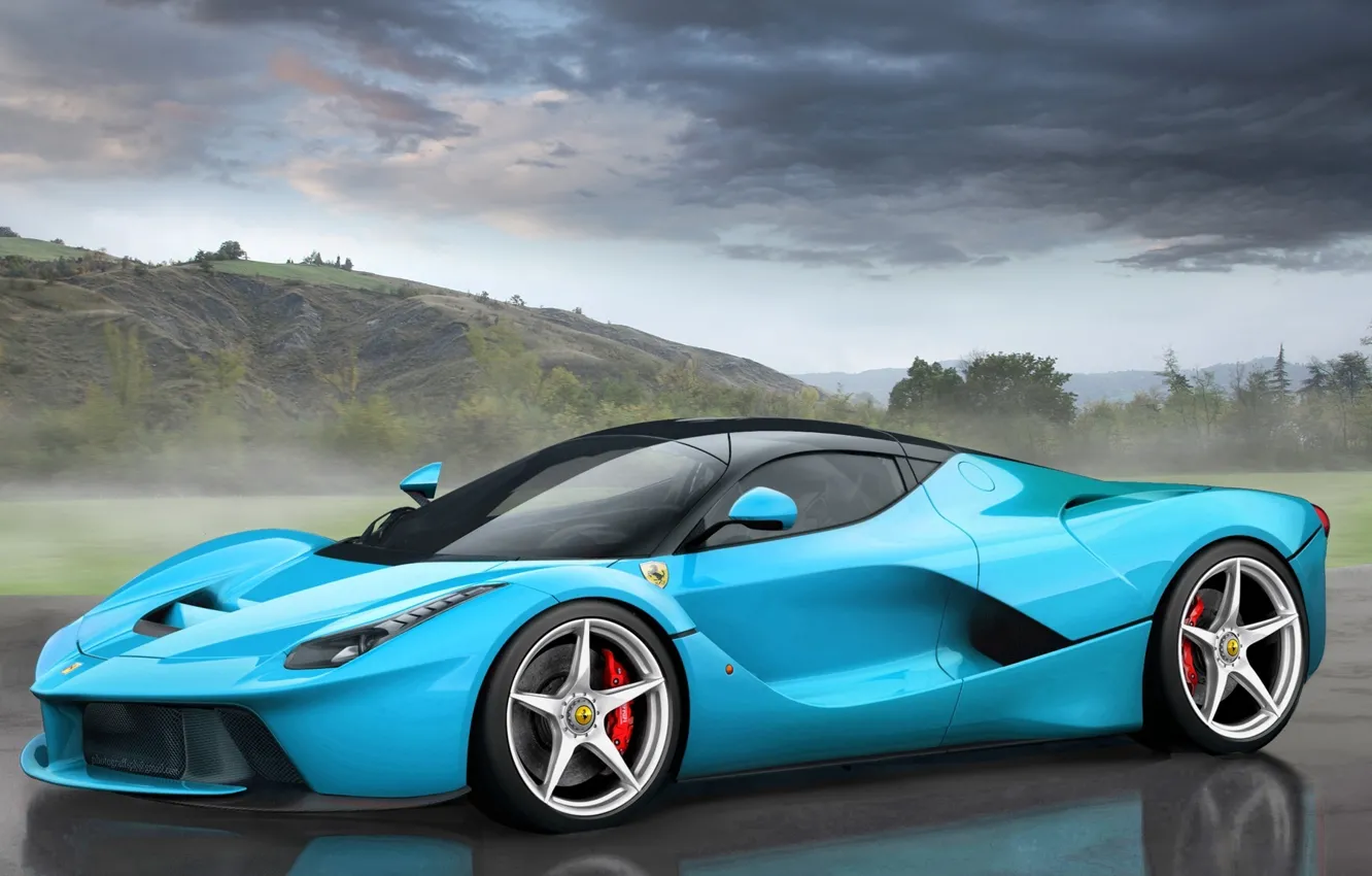 Ferrari LAFERRARI голубой