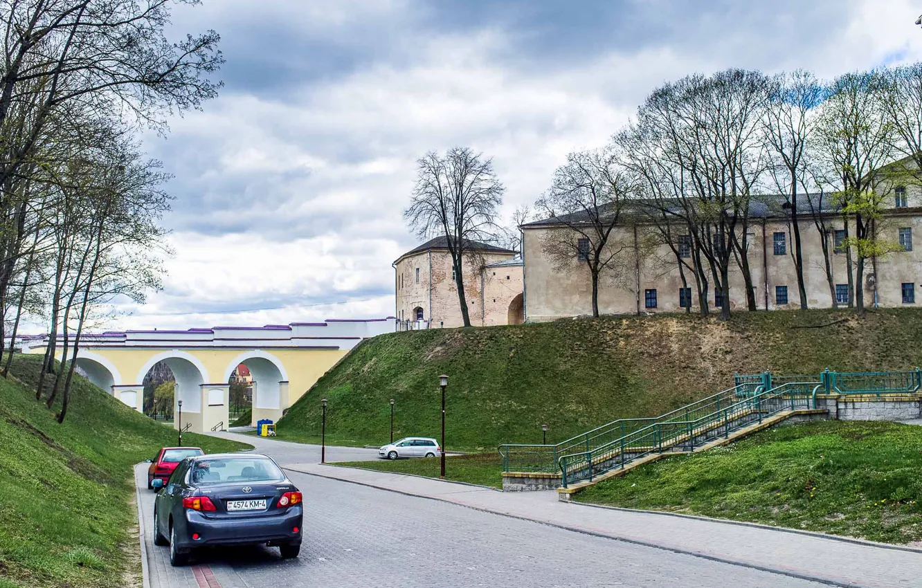 Фото обои Беларусь, гродно, старый замок
