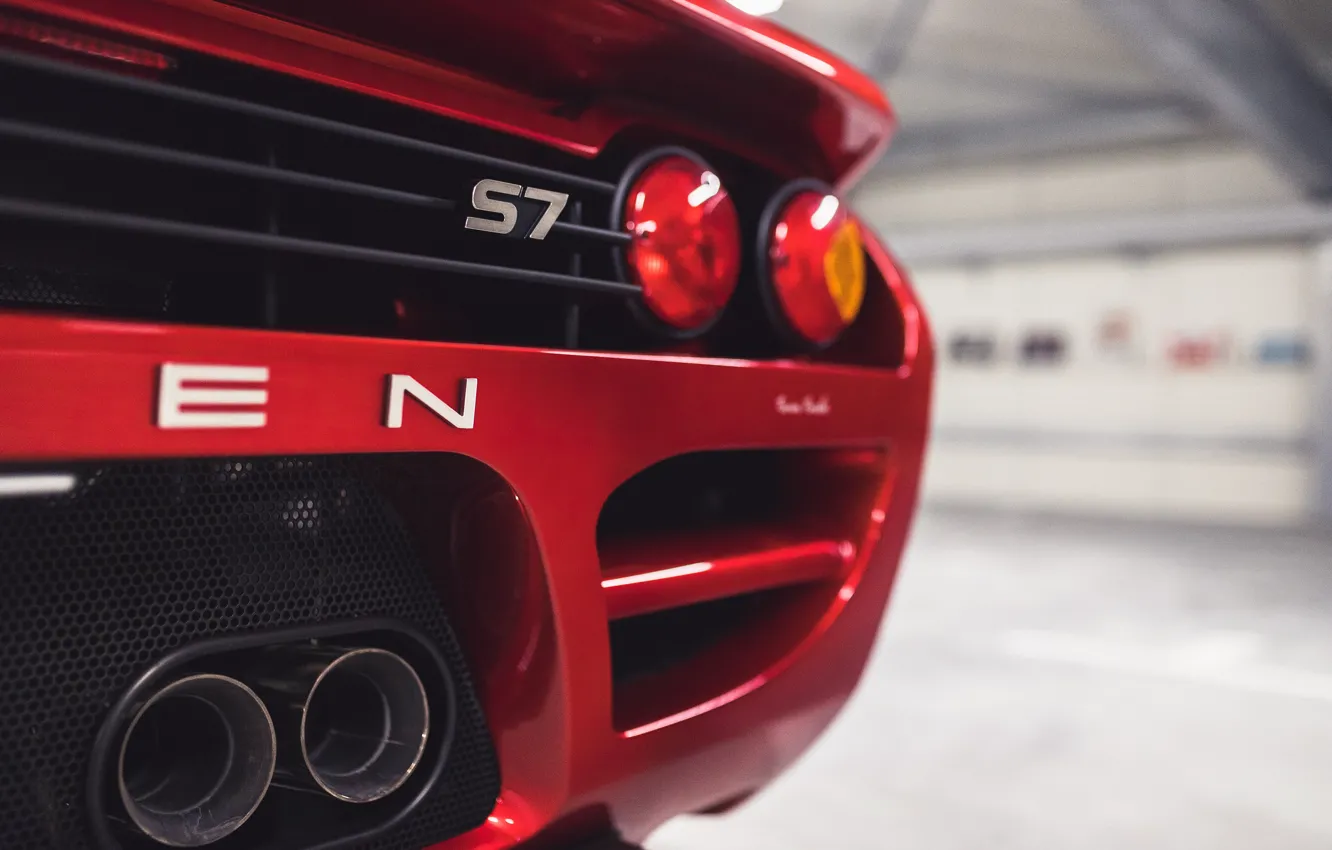 Фото обои Saleen, badge, exhaust, S7, Saleen S7 Twin Turbo