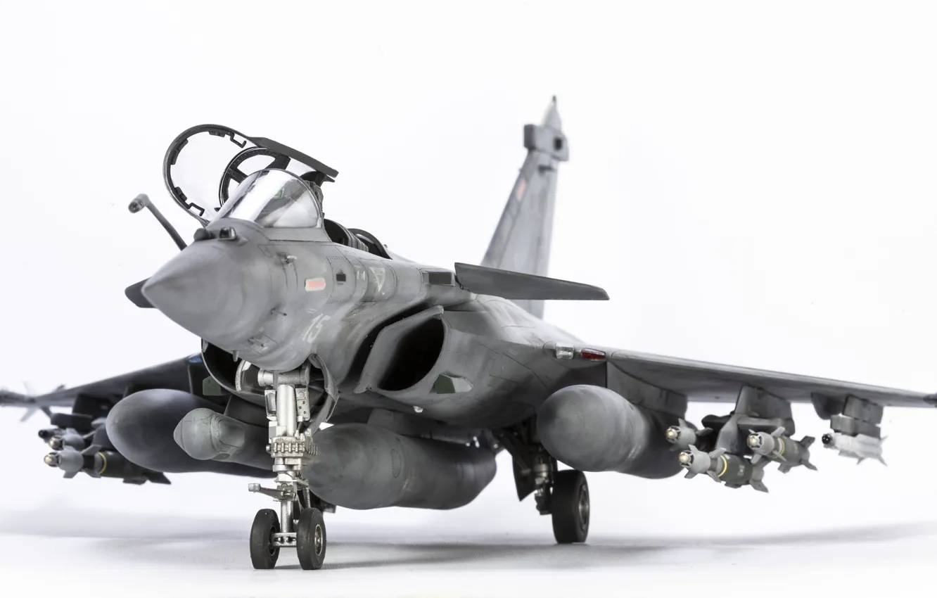 Фото обои игрушка, истребитель, моделька, Dassault Rafale M
