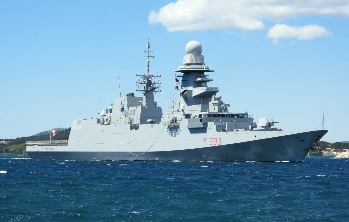 Фото обои фрегат, ВМС Италии, Carabiniere