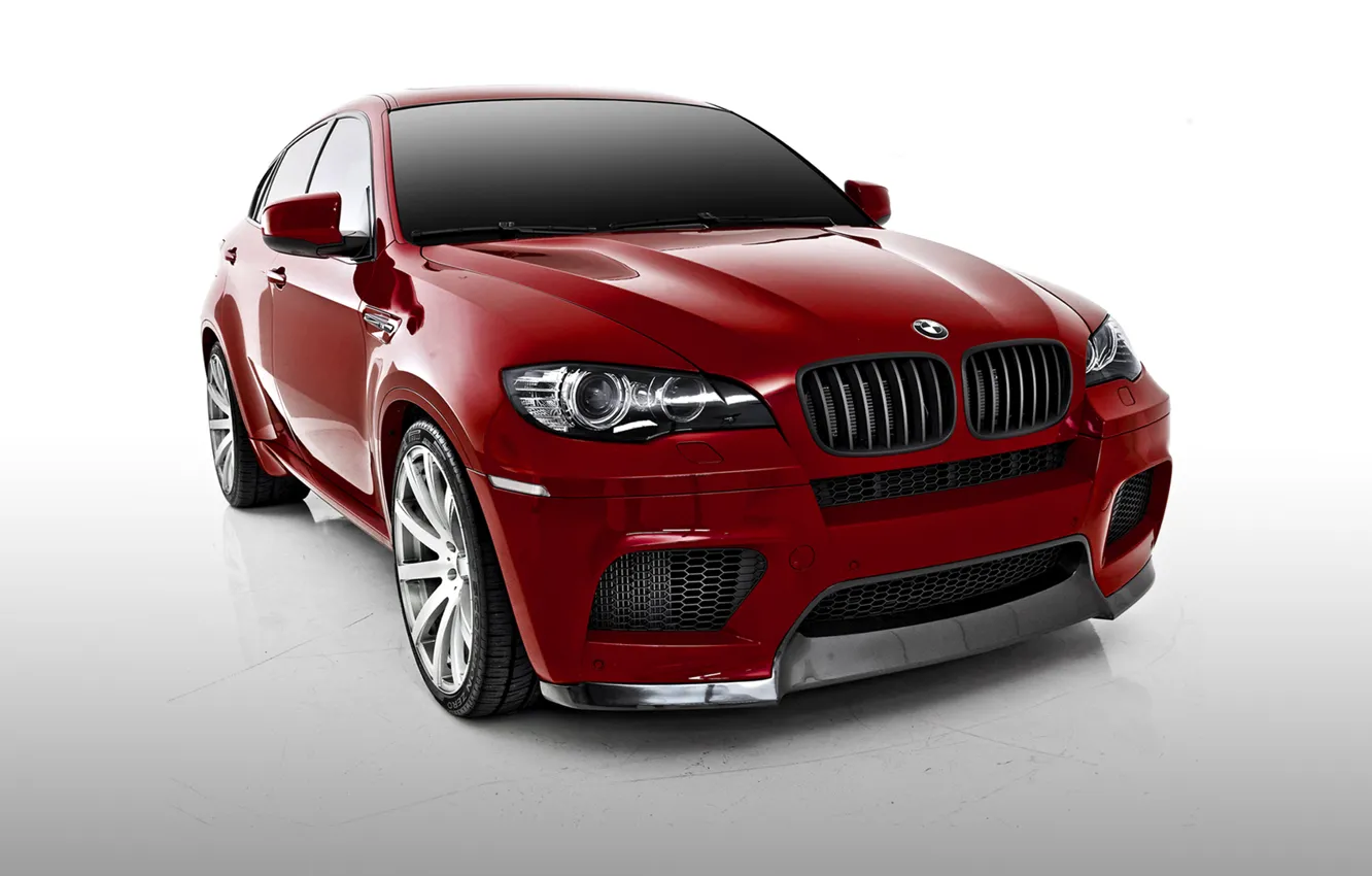 Фото обои бмв, BMW, белый фон, Vorsteiner, кроссовер, X6 M, E71