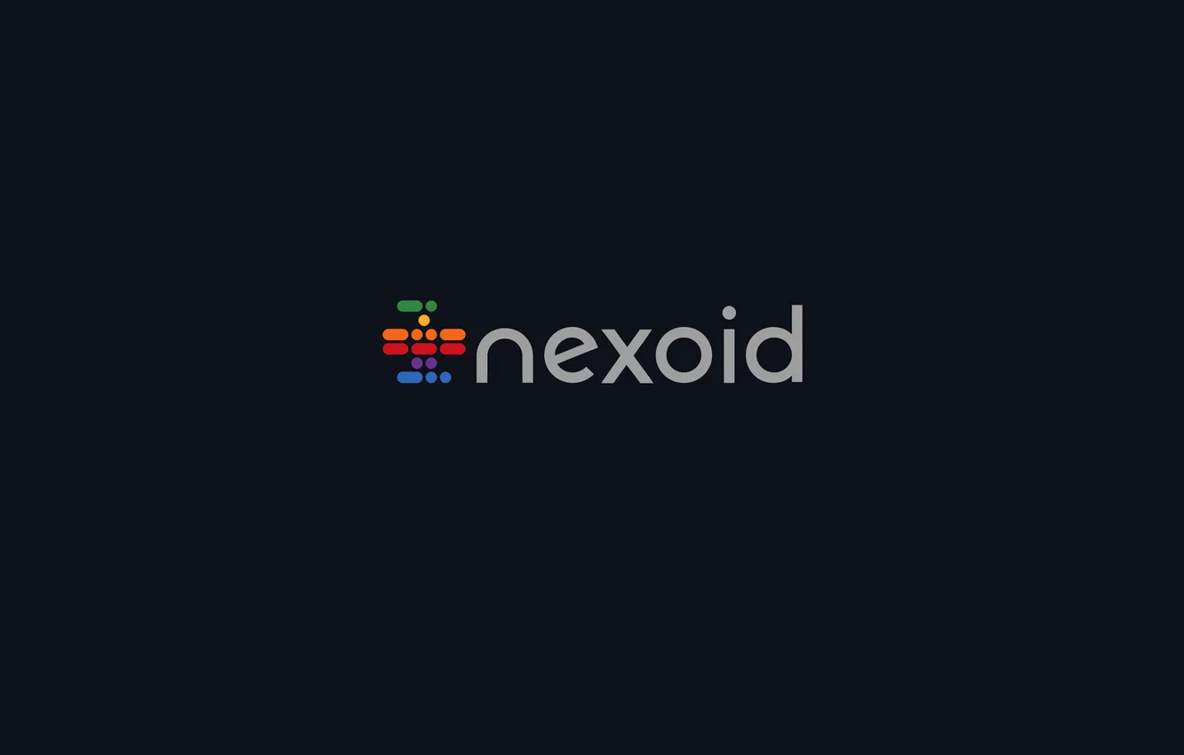 Фото обои dark, logo, nexoid