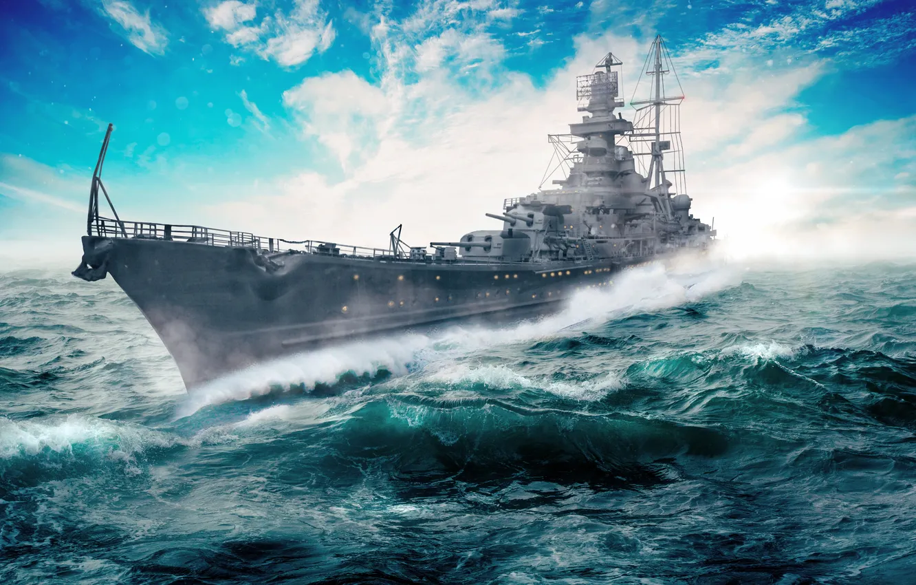 Фото обои storm, war, water, warship, wave, transportation, technology, vessel