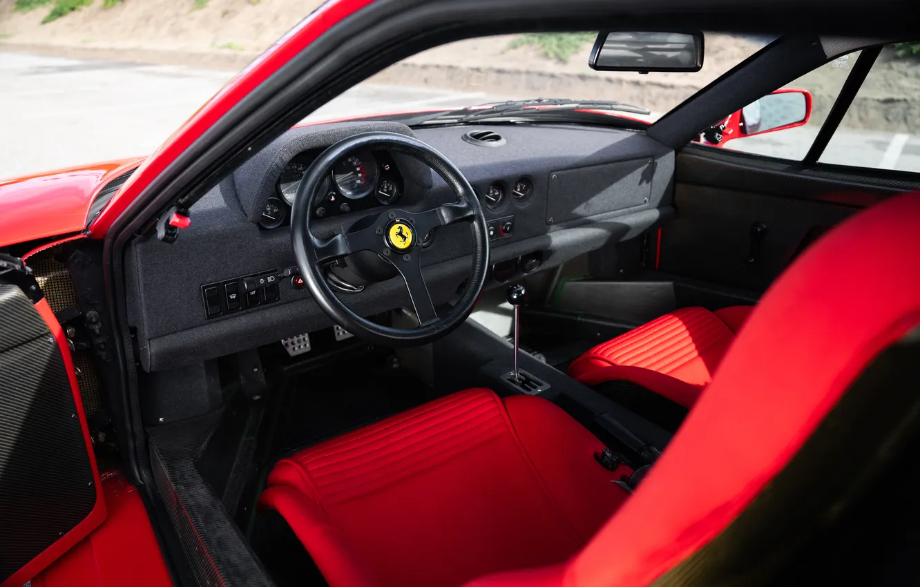 Фото обои Ferrari, F40, 1990, Ferrari F40