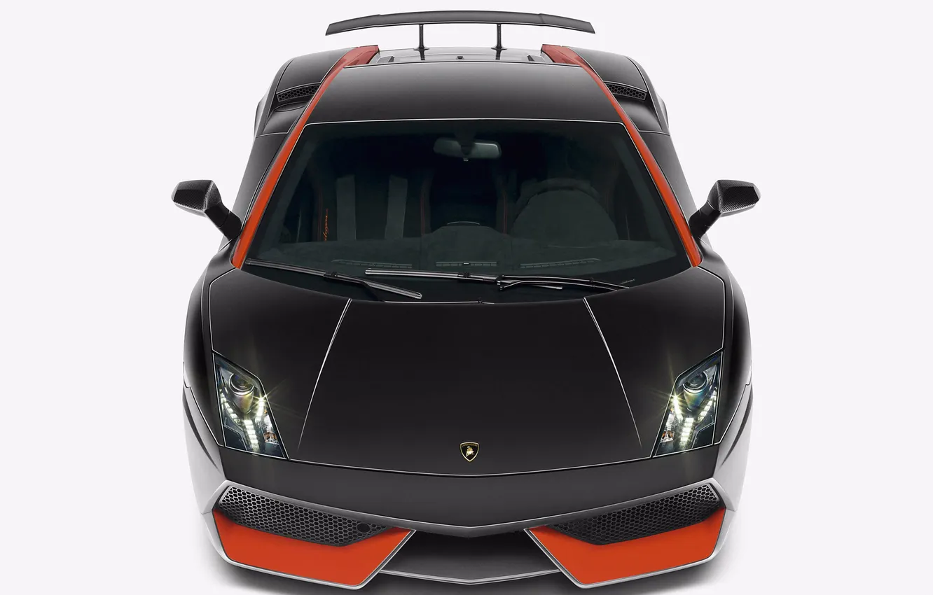 Фото обои тюнинг, Lamborghini, спойлер, вид спереди, ламборгини, галлардо, Edizione Tecnica, Gallardo LP560-4