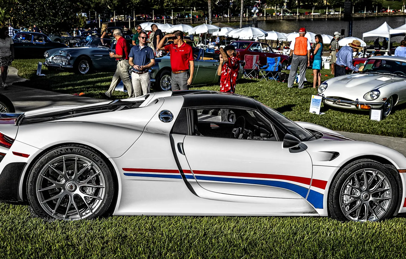 Фото обои Spyder, Porsche 918, Porsche 918 Spyder