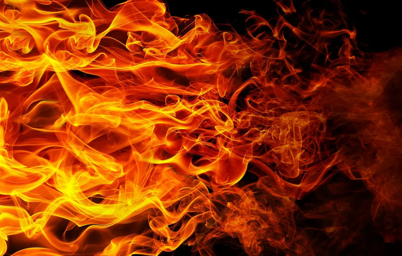 Фото обои фон, огонь, пламя