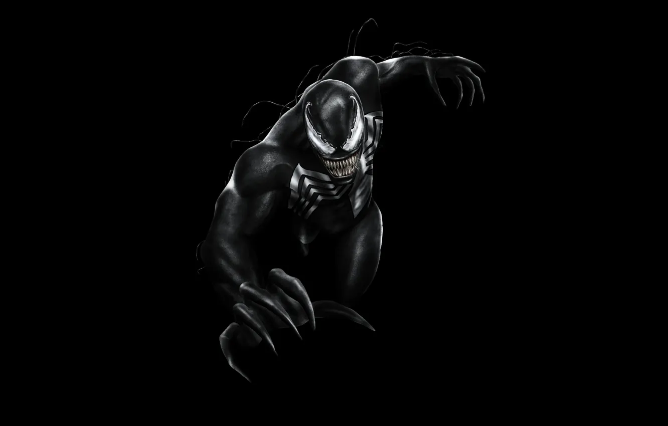 Фото обои Art, Comics, MARVEL, Concept Art, Venom, Symbiote, MARVEL Comics, Comic Art