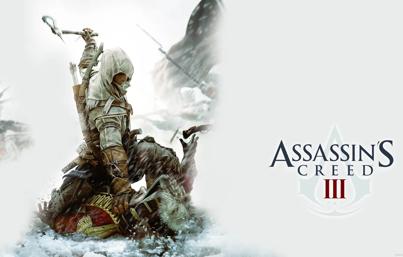 Фото обои америка, убийца, ubisoft, ассасин, ассассинс крид, Дезмонд, юбисофт, Assassin's Creed III