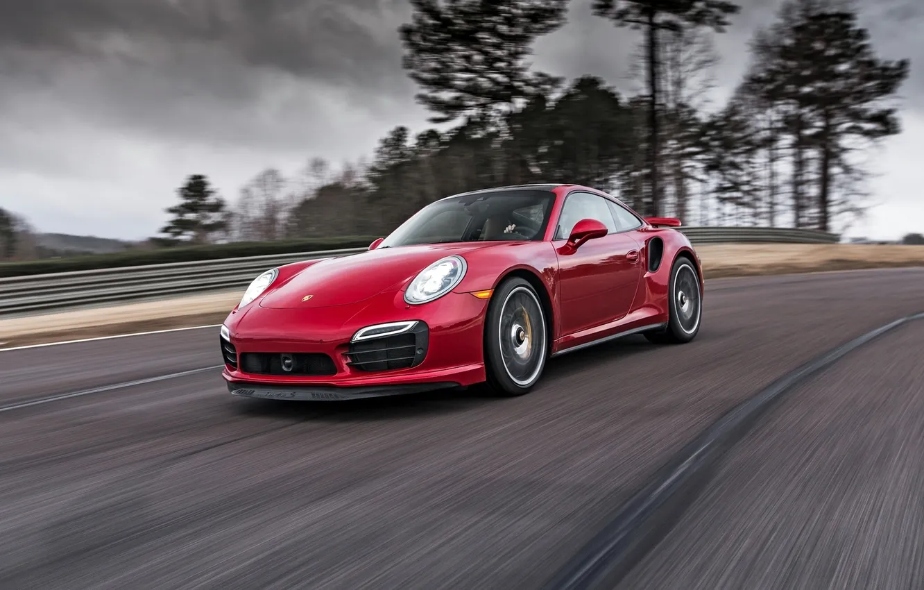 Фото обои Красный, Дорога, 911, Porsche, Машина, Скорость, Red, Car