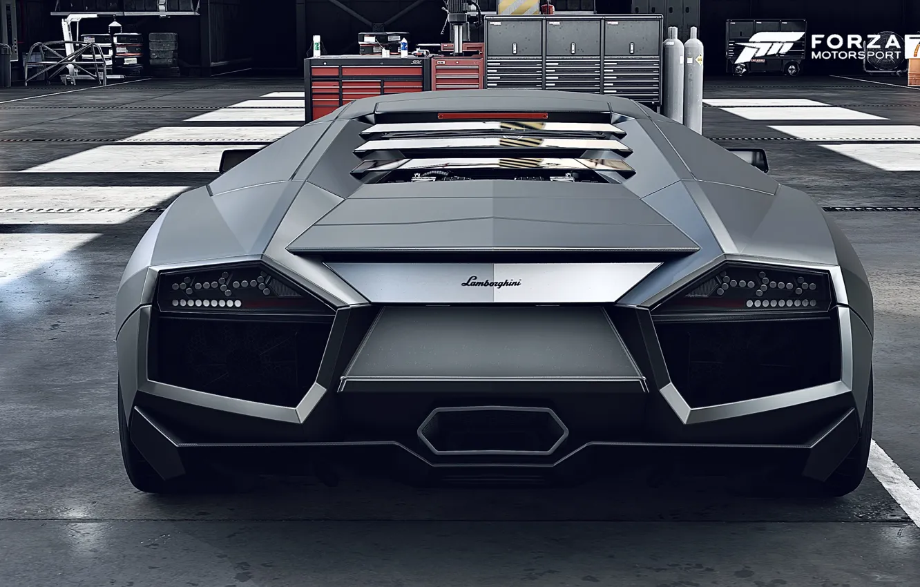 Фото обои HDR, Lamborghini, Reventon, Game, FM7, UHD, Forza Motorsport 7, Xbox One X