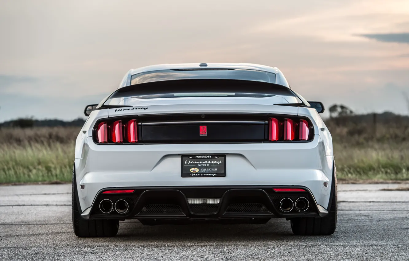 Фото обои Shelby, rear, Hennessey, GT350R, Hennessey Shelby GT350R