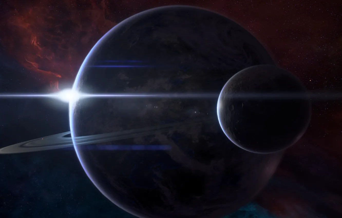 Фото обои Космос, Планеты, Mass Effect Andromeda