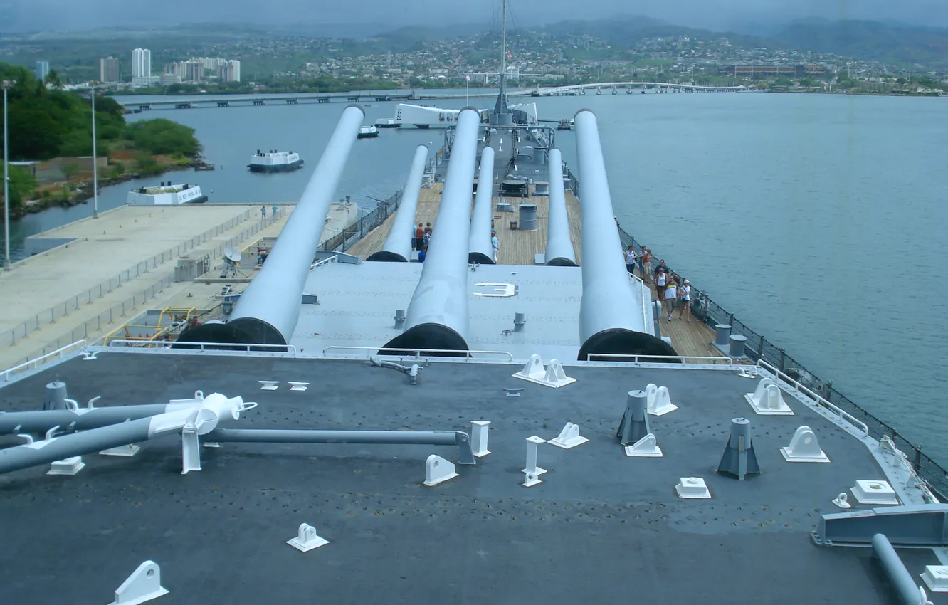 Фото обои музей, линкор, USS Missouri, BB-63