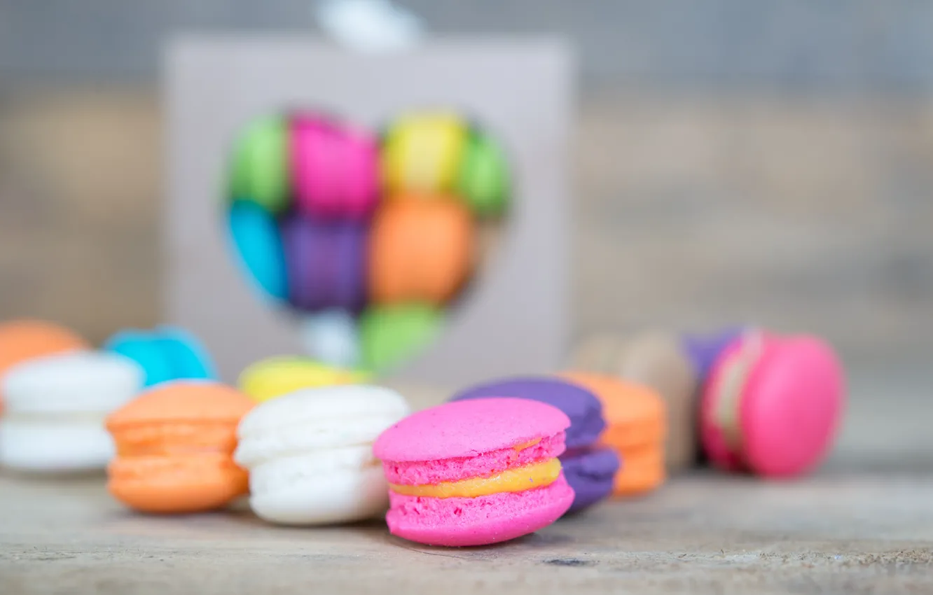 Фото обои печенье, Colorful, macarons