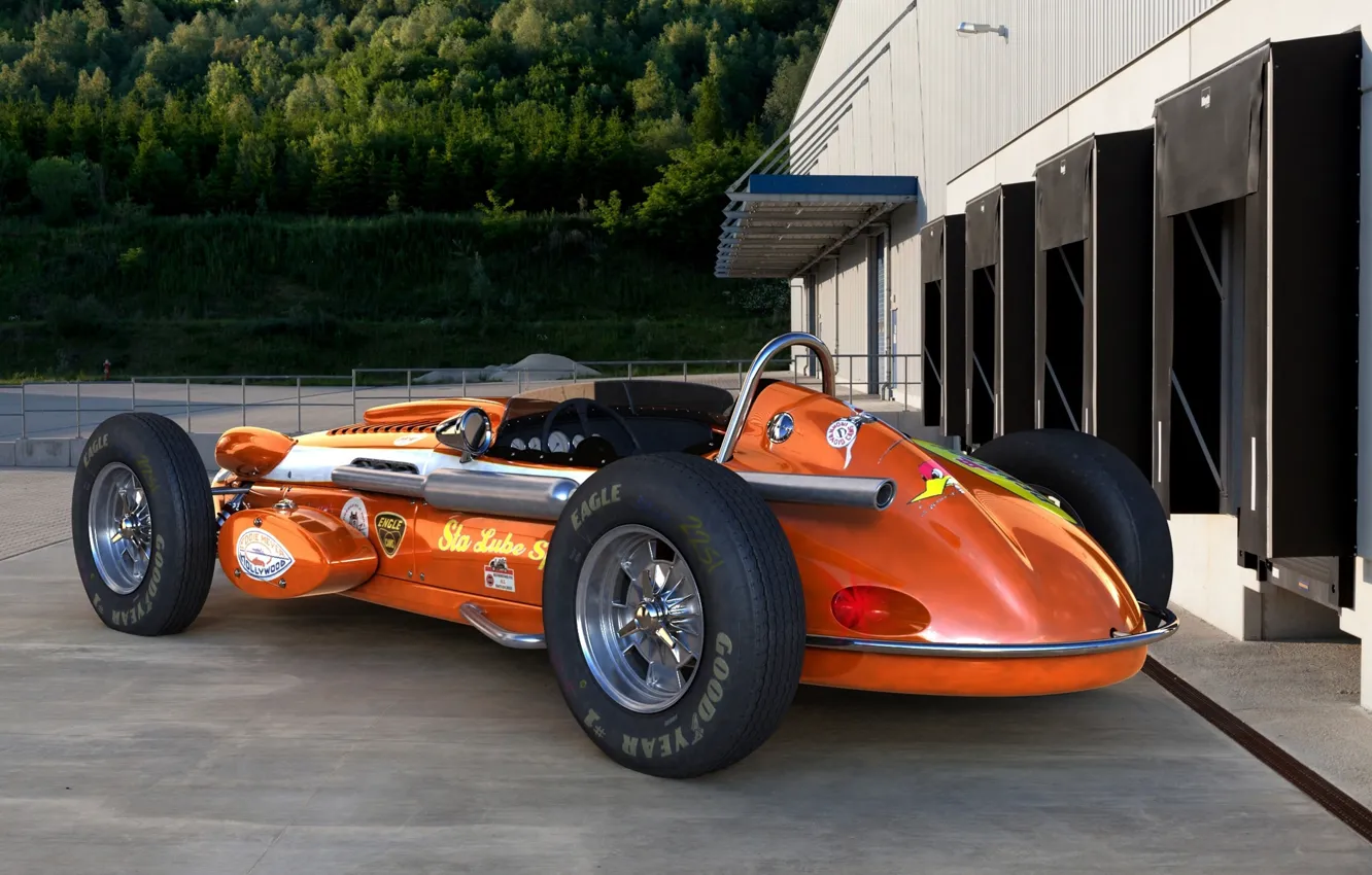 Фото обои Concept, фон, Roadster, концепт, вид сзади, and, by Zolland Design, Indy