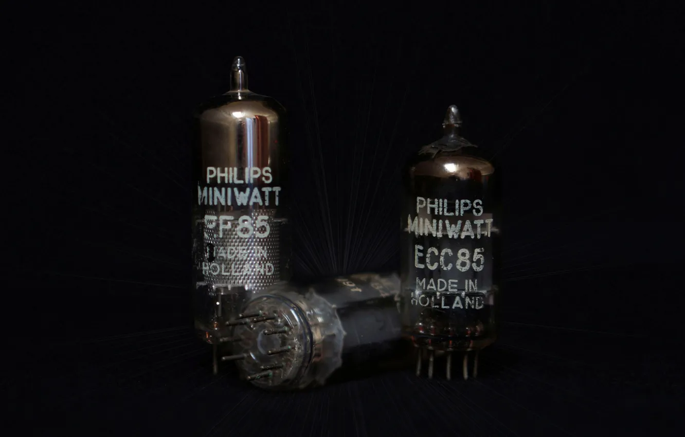 Фото обои Philips, radio tube, радиолампы, electron tube
