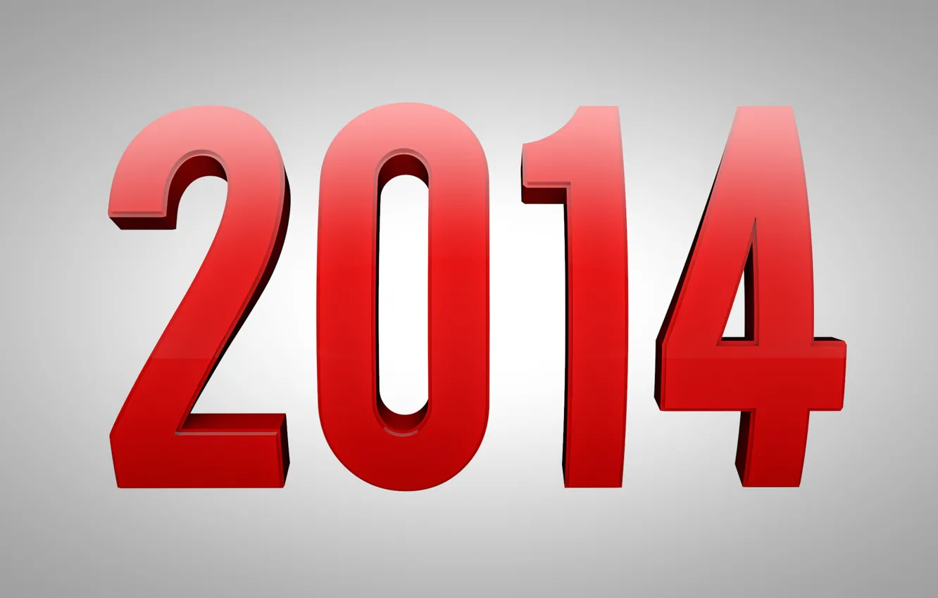 Фото обои красный, новый год, Текст, New Year, 2014