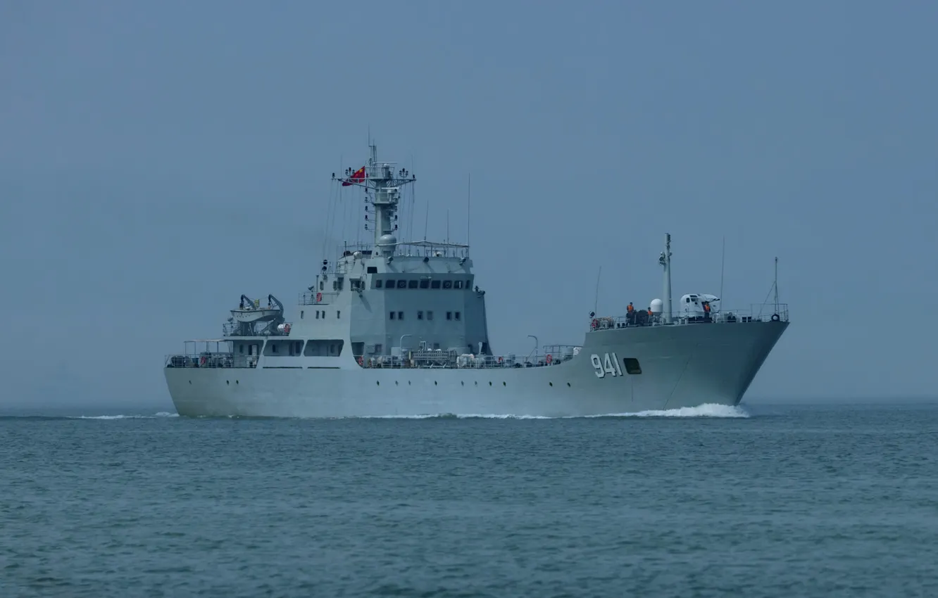 Фото обои Китай, десантный корабль, type 072lll