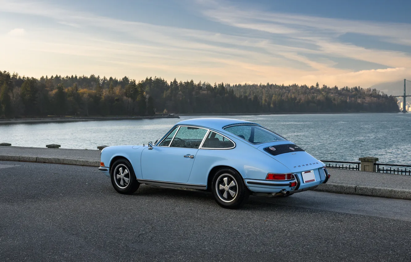 Фото обои car, 911, Porsche, sky, 1972, Porsche 911 T 2.4 Coupe