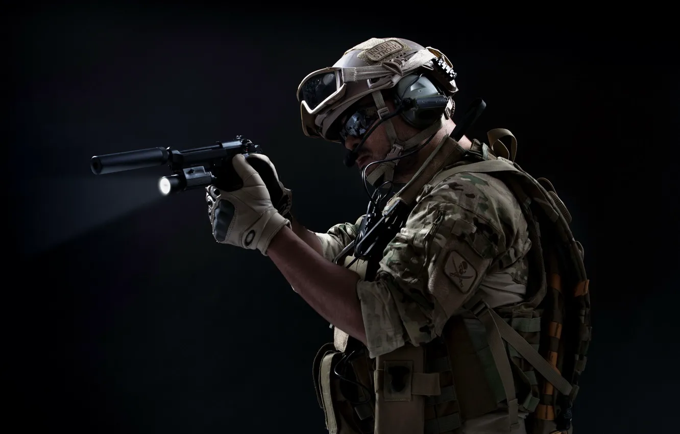 Фото обои оружие, армия, солдат