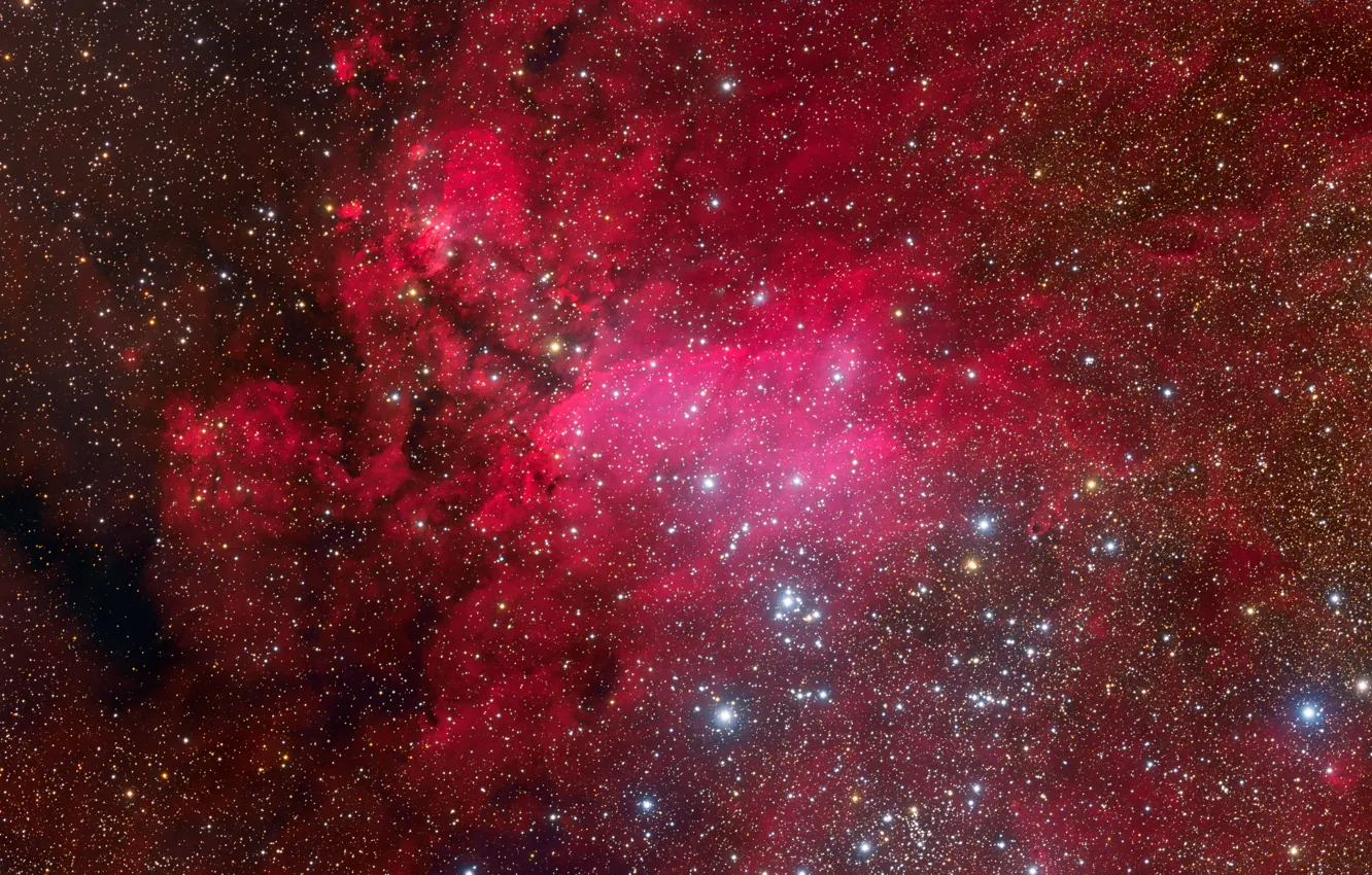 Фото обои Скорпион, созвездие, эмиссионная туманность, IC 4628