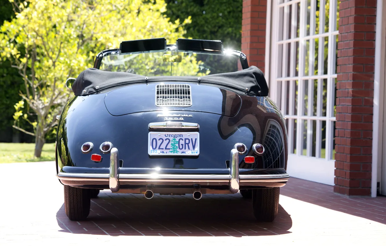 Фото обои Porsche, 1954, rear, 356, Porsche 356 1500 Continental Cabriolet