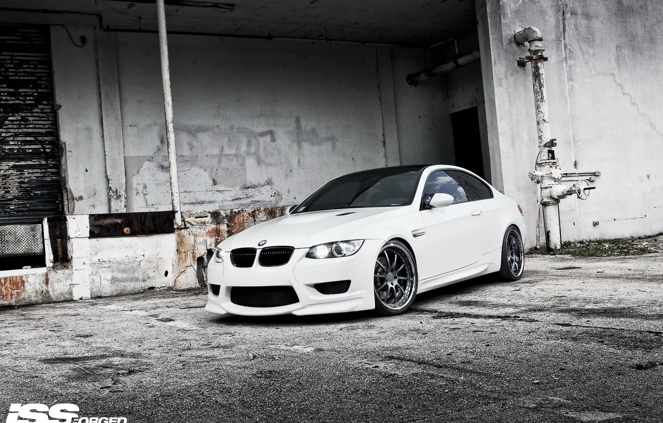 Фото обои BMW, e92, ISS forged