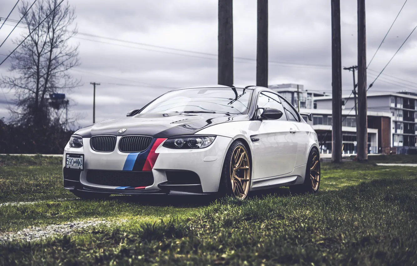 Фото обои BMW, E92, Wheels, Bronze, M3