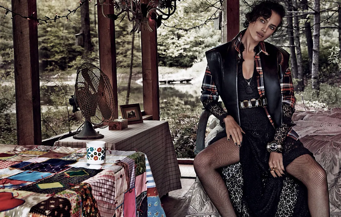 Фото обои December, ирина шейк, VOGUE SPAIN, IRINA SHAYK