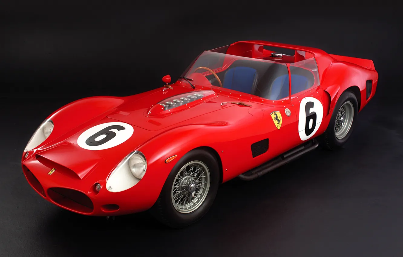 Фото обои Ferrari, Spyder, 1962, 330, TRI/LM, Testa Rossa
