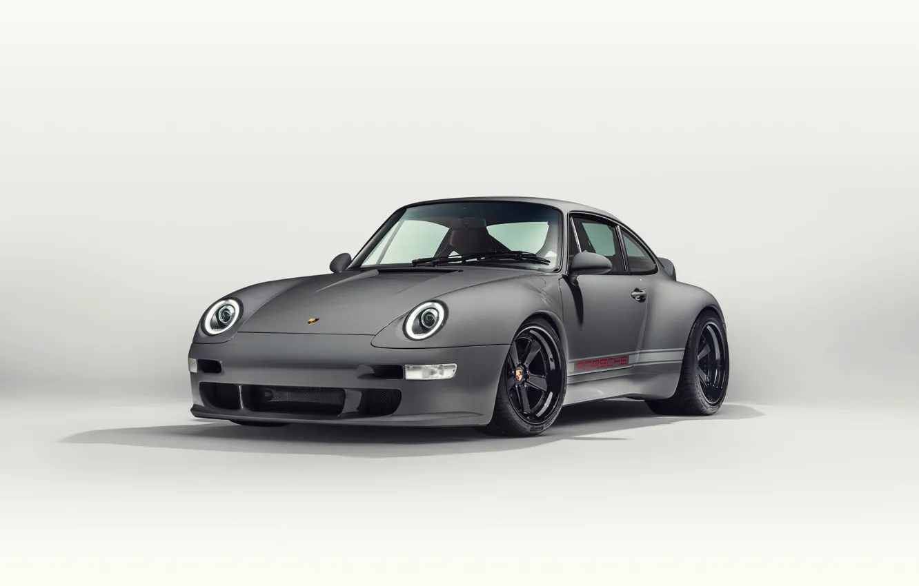 Фото обои 911, Porsche, Porsche 911, Grey, 993, Gunther Werks, Sport touring