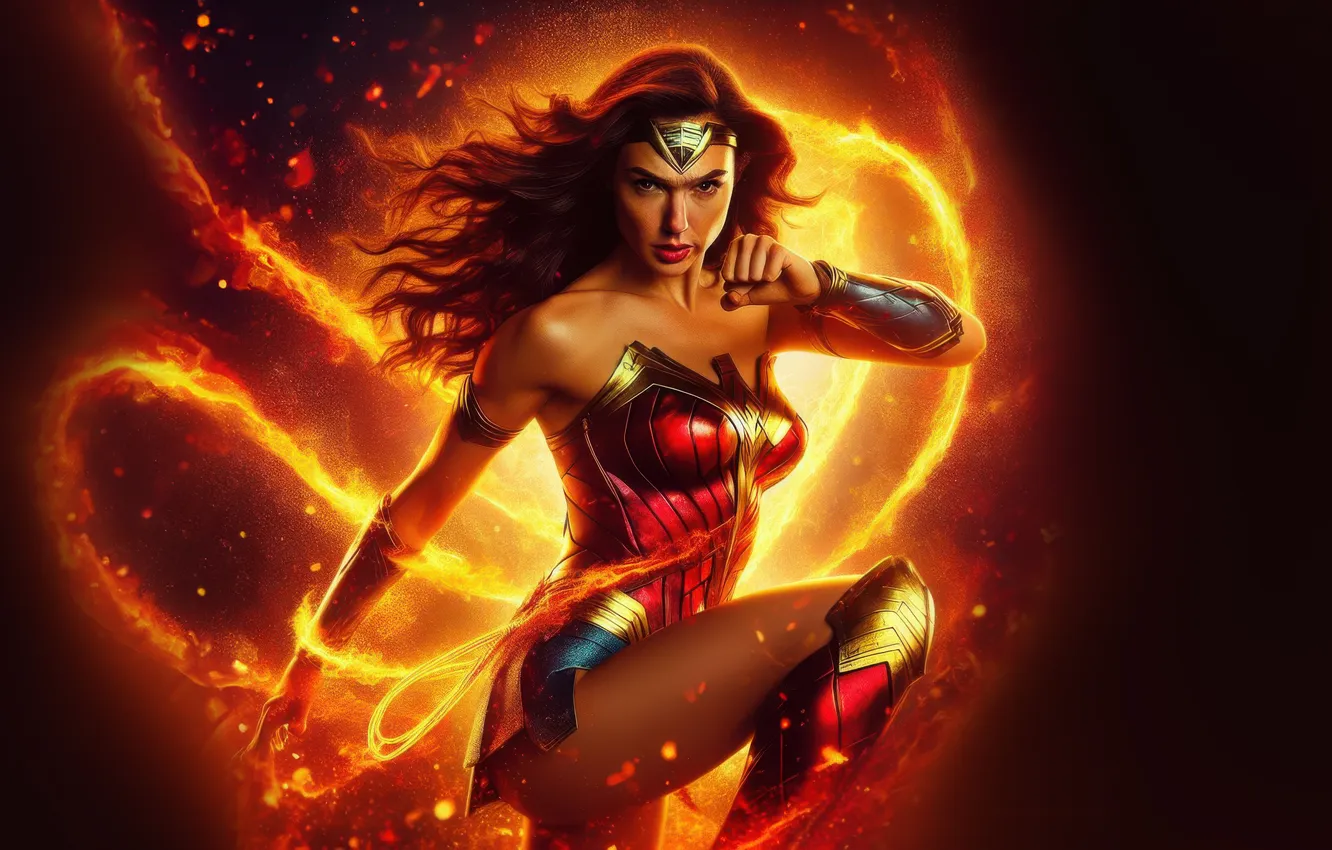 Фото обои woman, rise, wonder