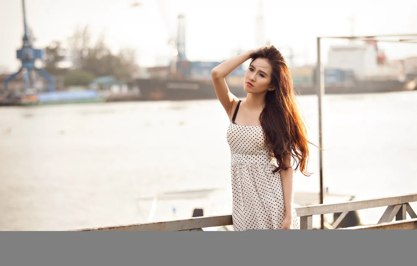 Фото обои девушка, model, Thuỷ Nguyễn